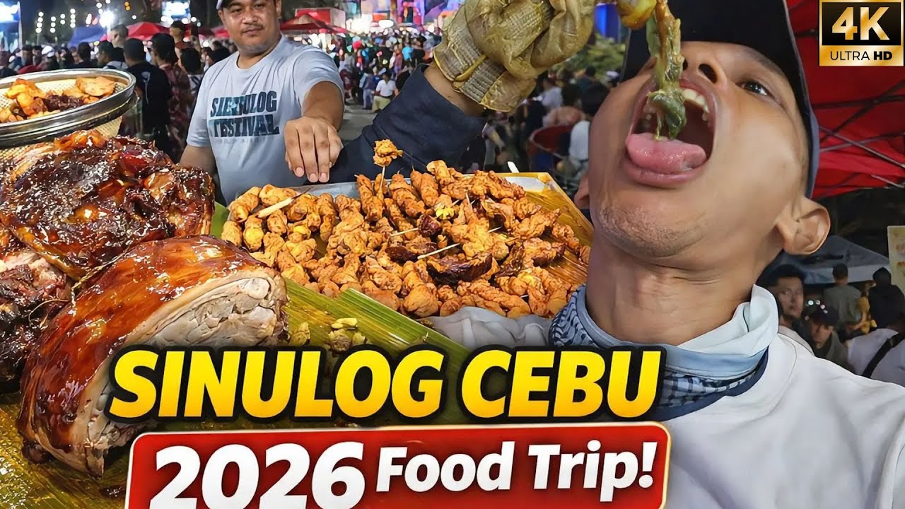 Sinulog 2026 Night Food Trip 🌙 | Cebu Street Food Explosion!