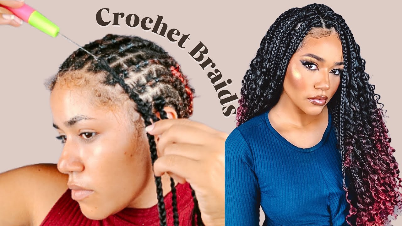 Tranças removíveis com aplicação fácil no método de crochet braids