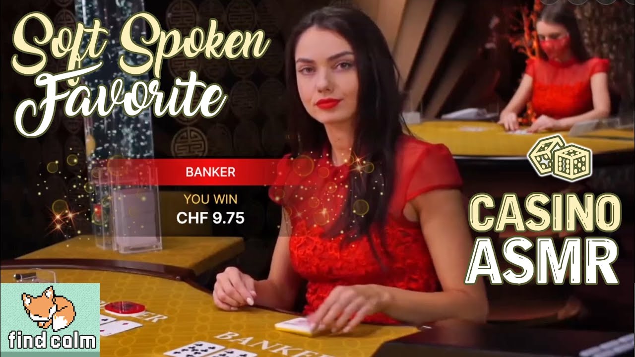 Unintentional ASMR Casino ♦️ So Relaxing SHE Got Sleepy 😴 Favorite Soft Spoken Dealer