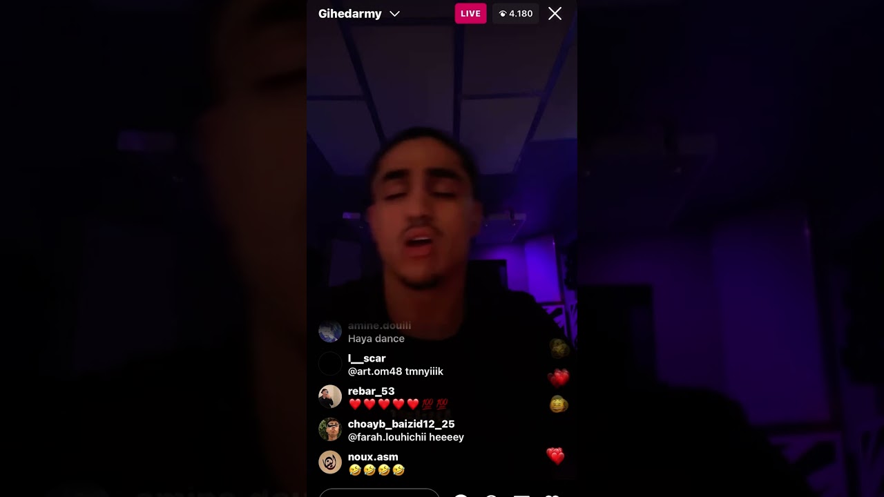 Gihad Norel insta Live #instagram,#youtube,#france,#livestream,#tv