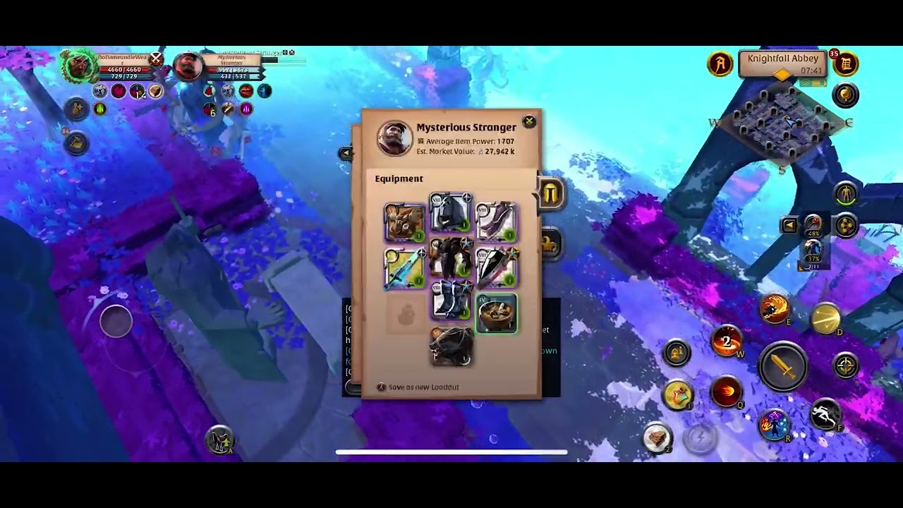 Albion Online Knightfall Abbey dungeon VI, easy 1 million run