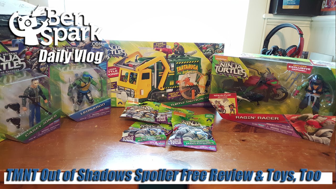 TMNT Out of Shadows Spoiler Free Review & Toys, Too