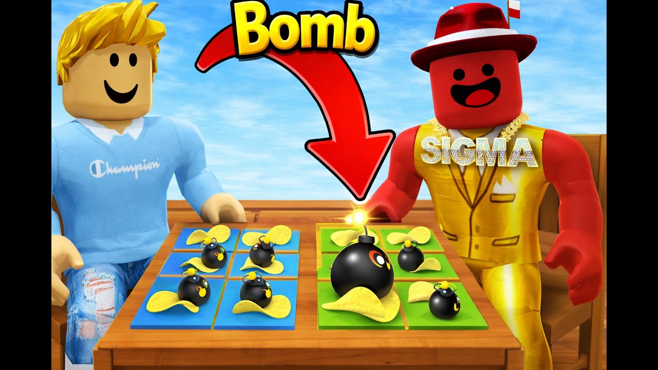 Gramy w Bomb Chips Nie Pokaż Złego Chipsa W ROBLOX