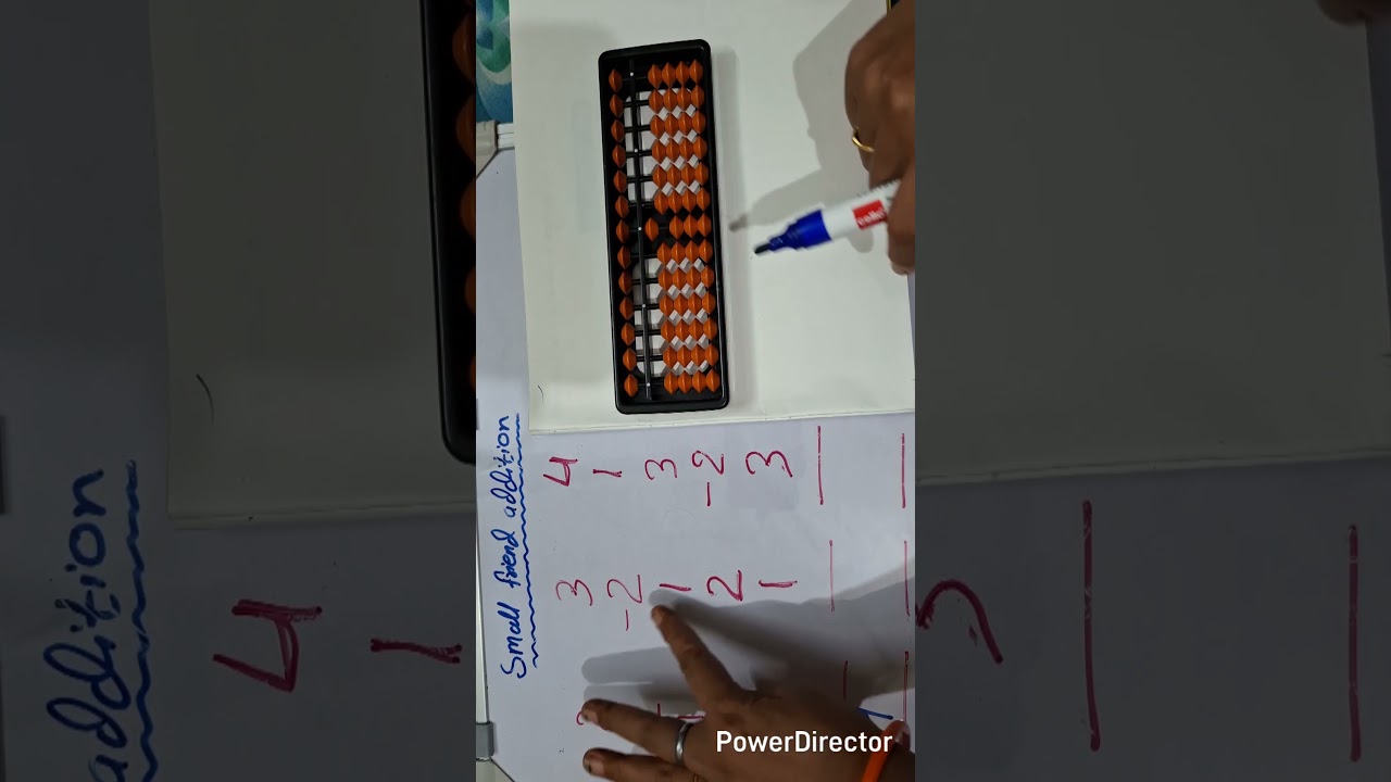 Learn Small friend addition on the abacus ||
