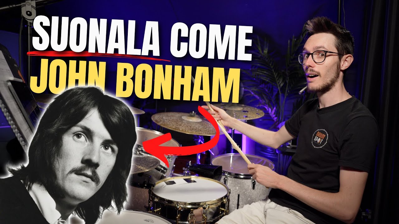 SUONARE la CASSA come JOHN BONHAM a terzine! | TUTORIAL per batteristi
