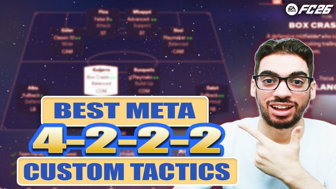 BEST META 4222 FORMATION AND CUSTOM TACTICS | FC 26 ULTIMATE TEAM