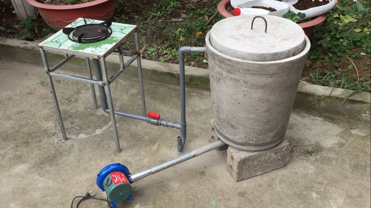 Ideas Design - Instructions For Making Gas Cookers From Rice Husks, Sawdust And Firewood At Home