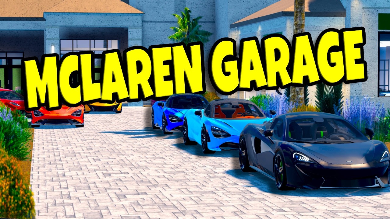 Создание гаража мечты для McLaren в Driving Empire