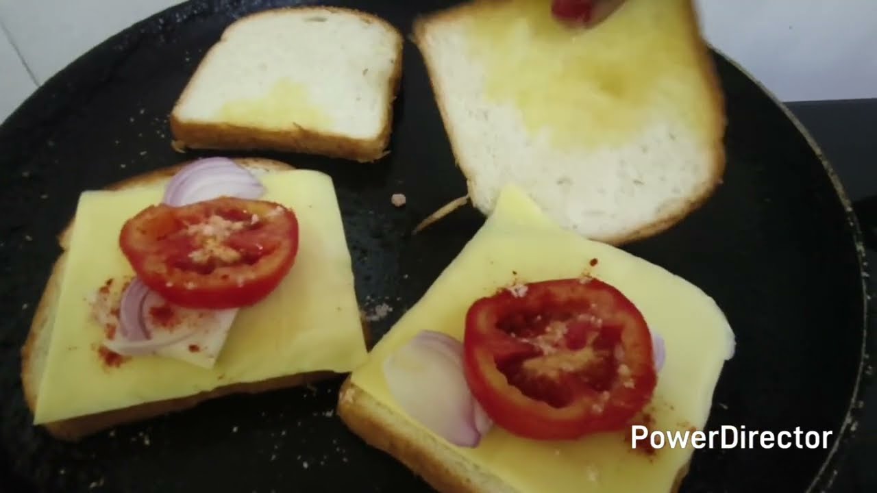 4 slice bread இருந்தால் சுவையான bread cheese toast ready