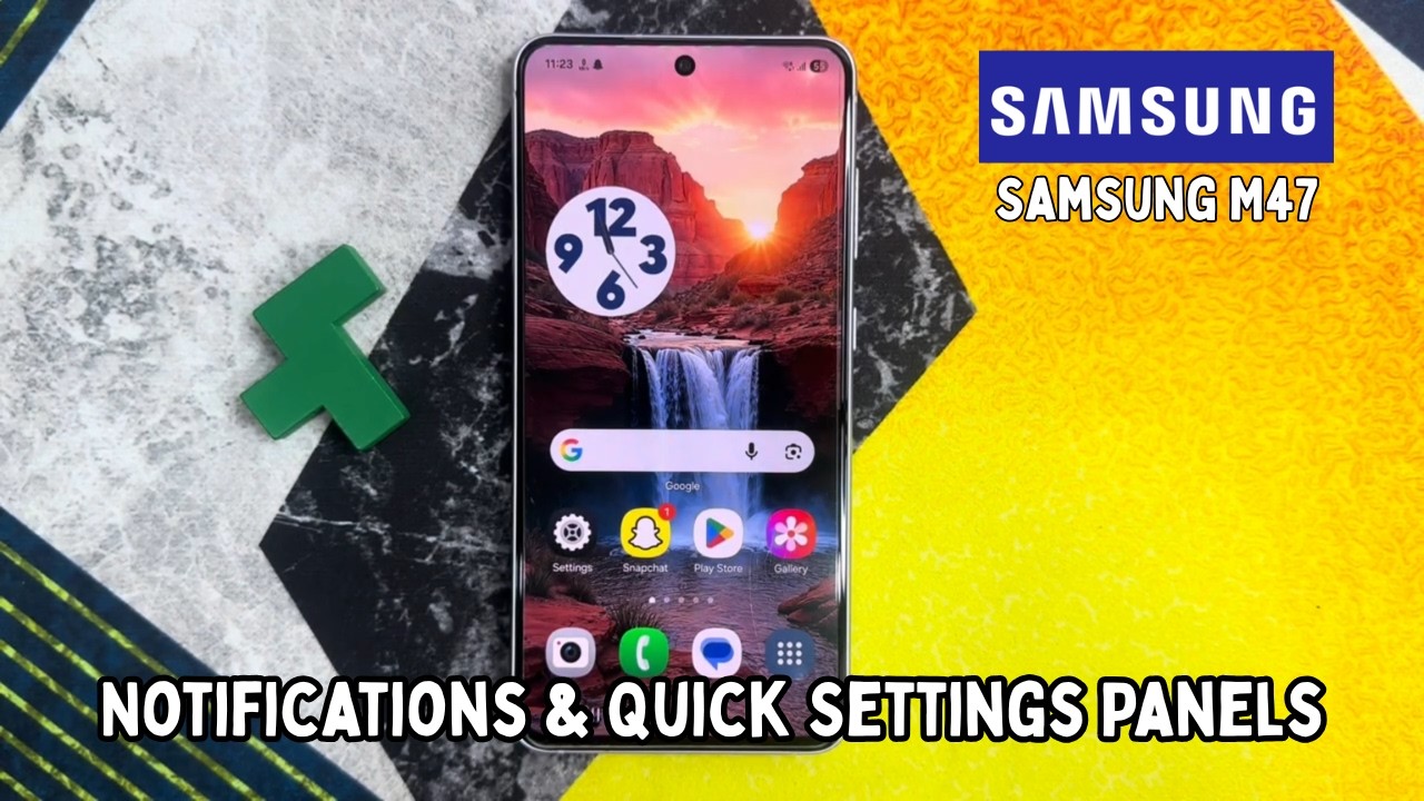 Как объединить панель уведомлений и панель быстрых настроек на Samsung M47