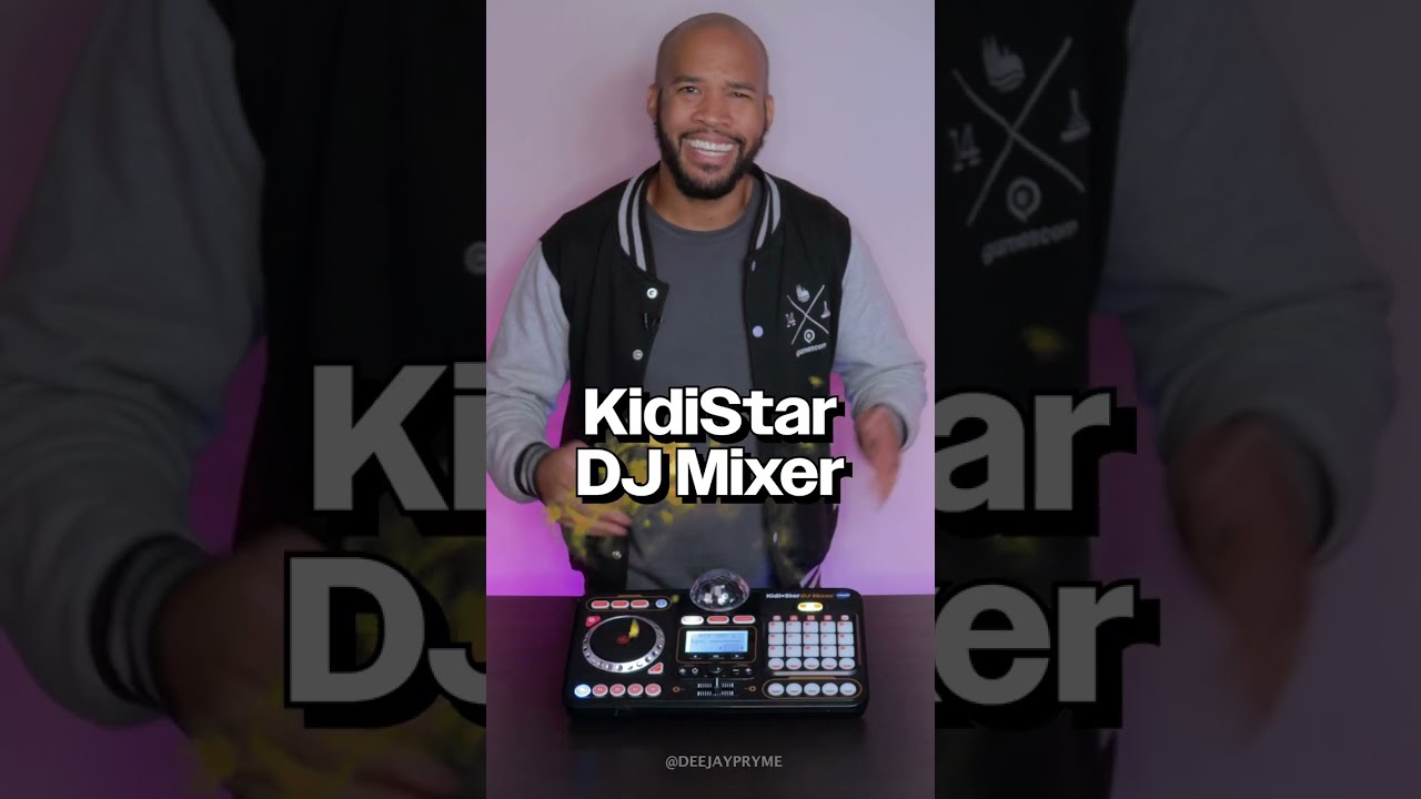 DJ Pryme gives a breakdown of the Vtech KidiStar DJ Mixer from Costco. 🎛️