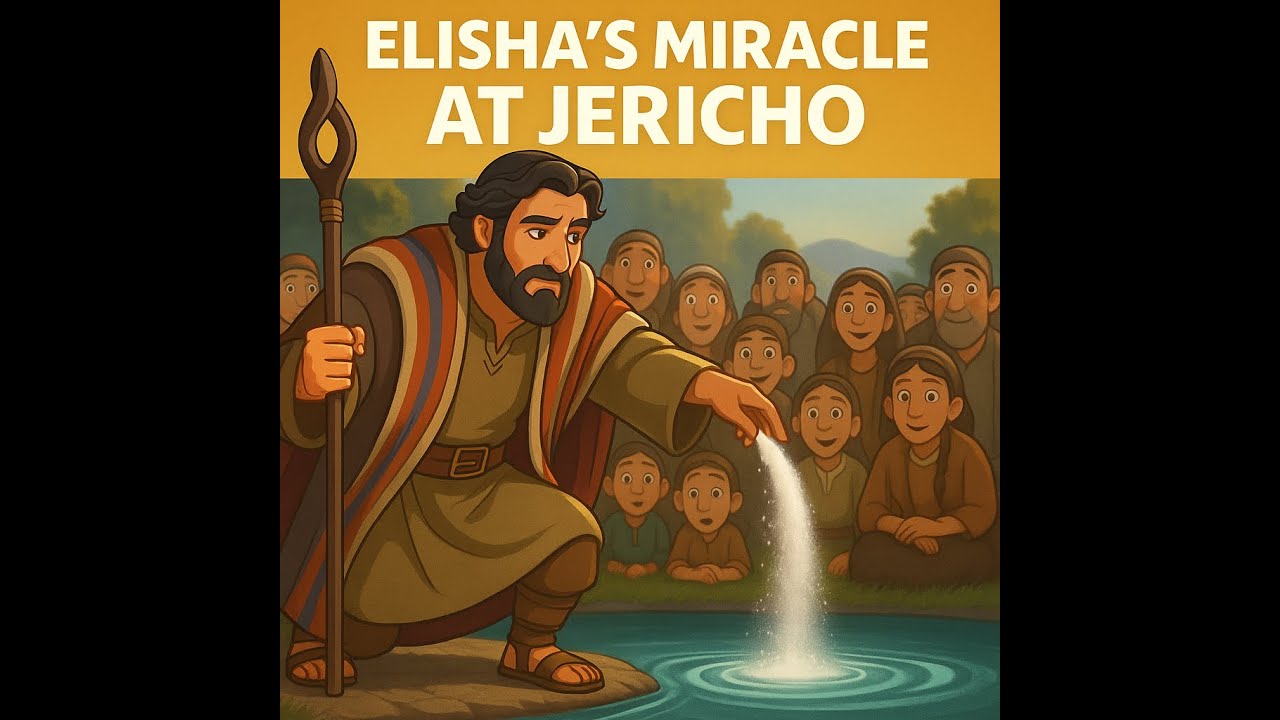 🌿💧Feeling Lost? Discover How God Transformed Jericho’s Water! 🌊 Animated Bible Story (2 Kings 2)