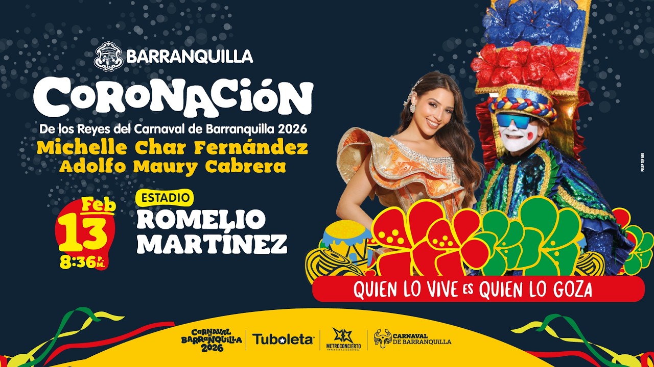 Coronación de los Reyes del Carnaval de Barranquilla 2026