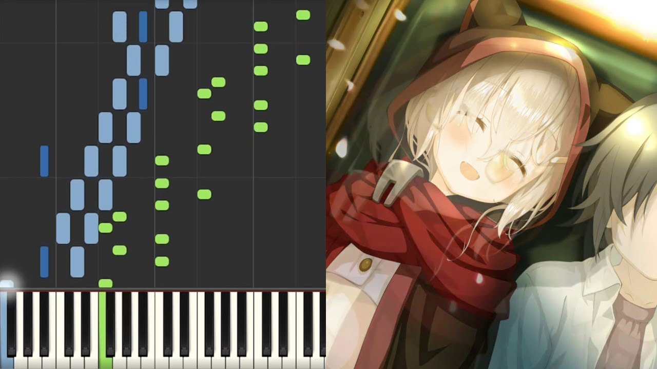 さくら、もゆopをソロピアノアレンジしてみた