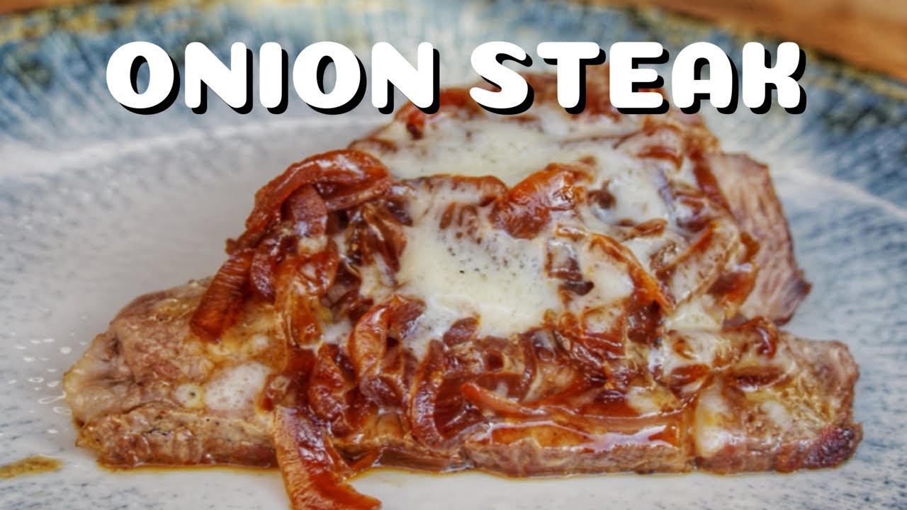 FRENCH ONION SOUP TOMAHAWK STEAK - onion steak with mountain cheese - 0815BBQ - International