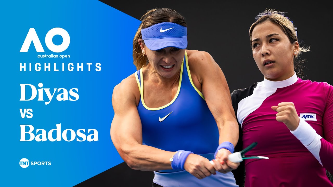 Zarina Diyas vs Paula Badosa | Round One | Australian Open 2026 Highlights 🇦🇺