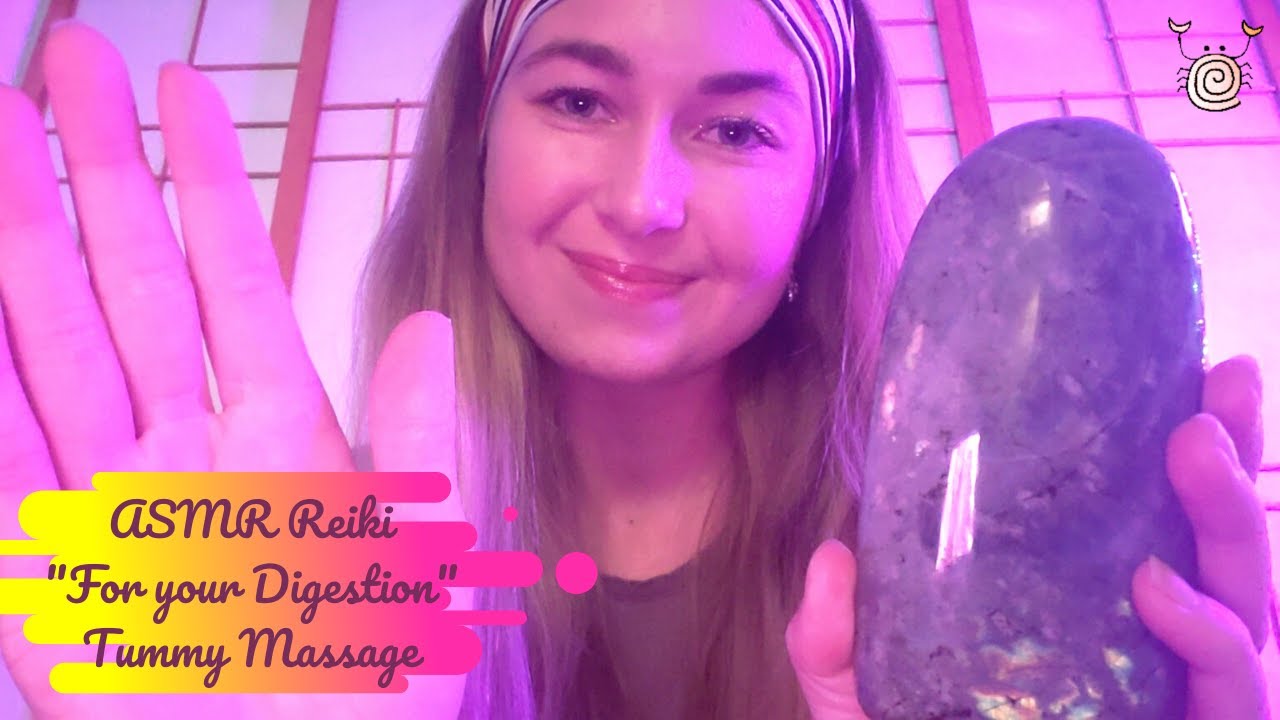 [ASMR] ~ 🧡Reiki for Digestion🧡| Reiki Master Massage, Relieving Bloat |✨ASMR Tummy Massage✨