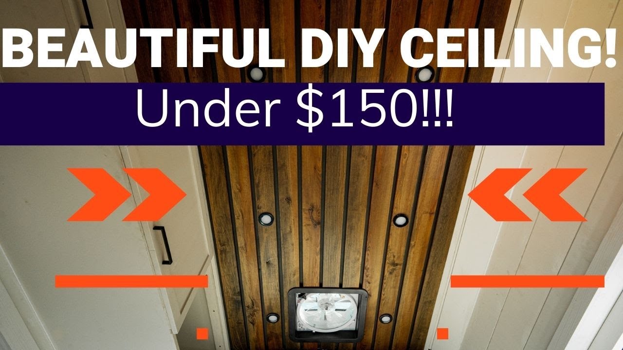Best Camper Van DIY Ceiling! | Van Build