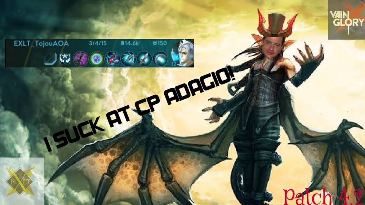 I can't play him as a laner! || Vainglory 5v5 || CP Adagio Bot Gameplay || Exaltia Scrimm 5-16-19