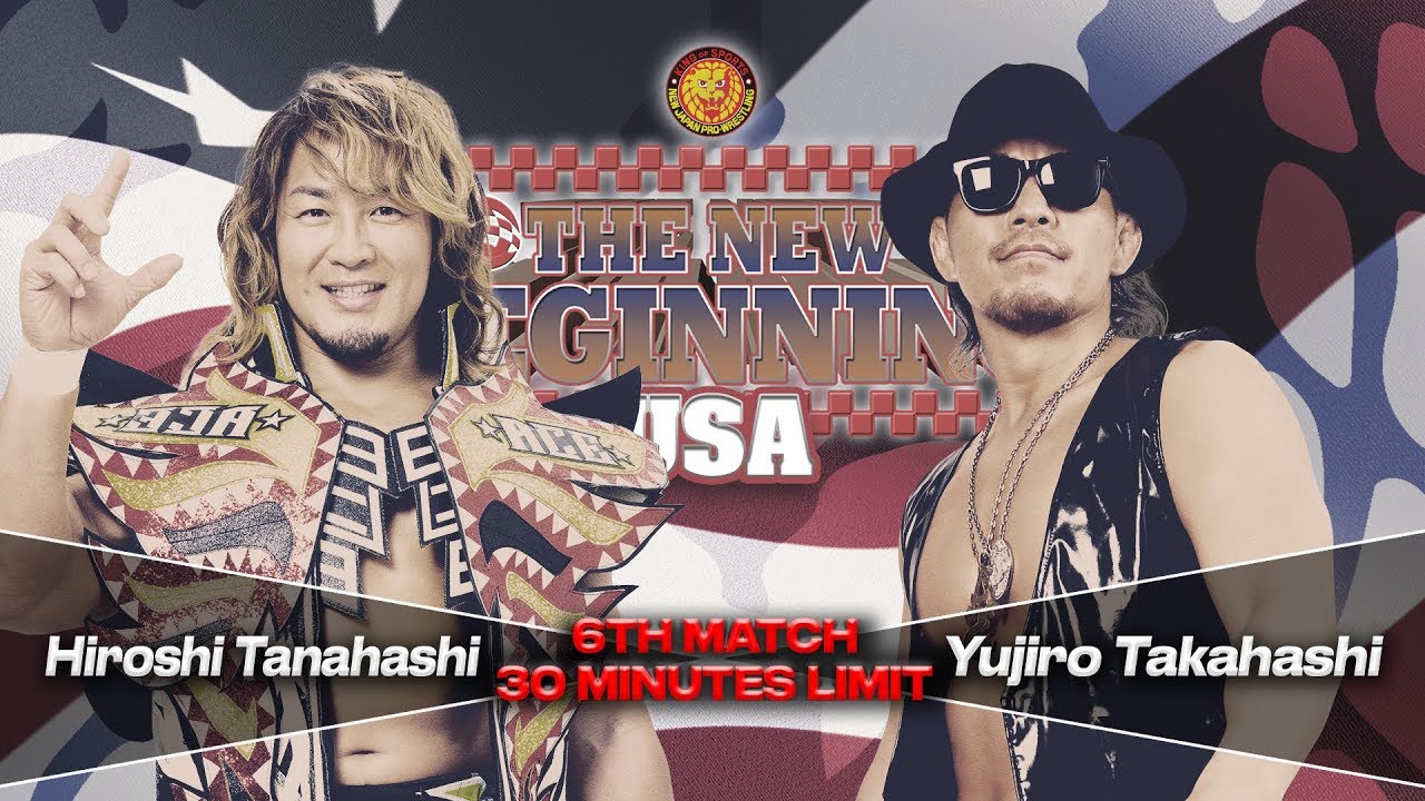 FREE MATCH Hiroshi Tanahashi vs Yujiro Takahashi The New Beginning USA 2020