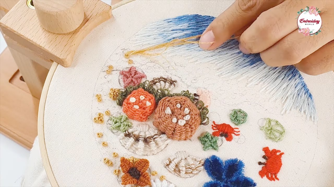 Hand Embroidery World - Ocean Embroidery