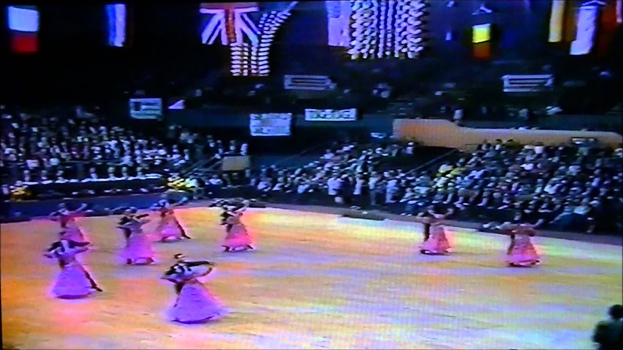 1986 World Championship in Standard Formation Dancing in Bremen with 3rd place Oslo Ballroom Team