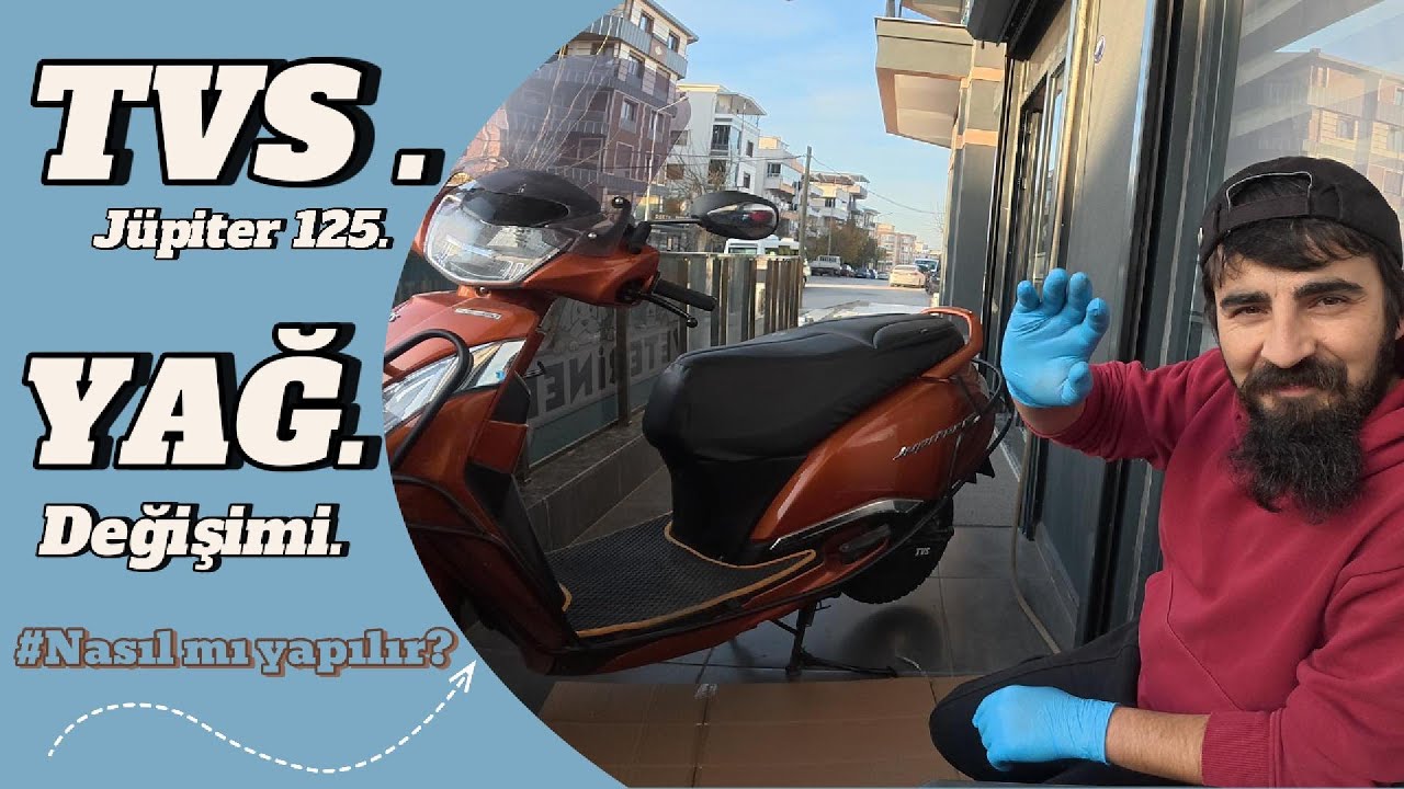 TVS Jupiter 125 Motor Yağı Değişimi (Adım Adım Anlatım)
