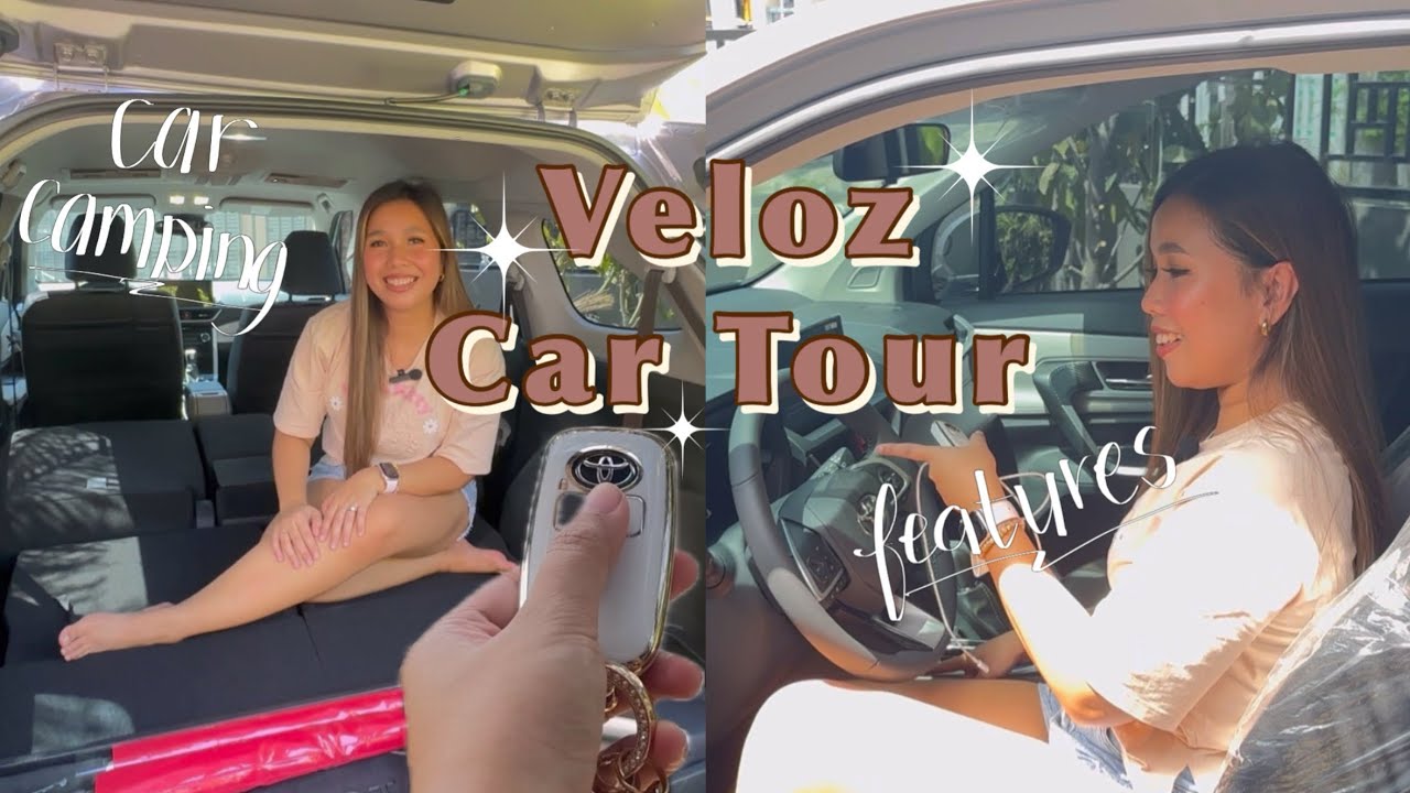 EMPTY CAR TOUR TOYOTA VELOZ | Unwrap new car with me
