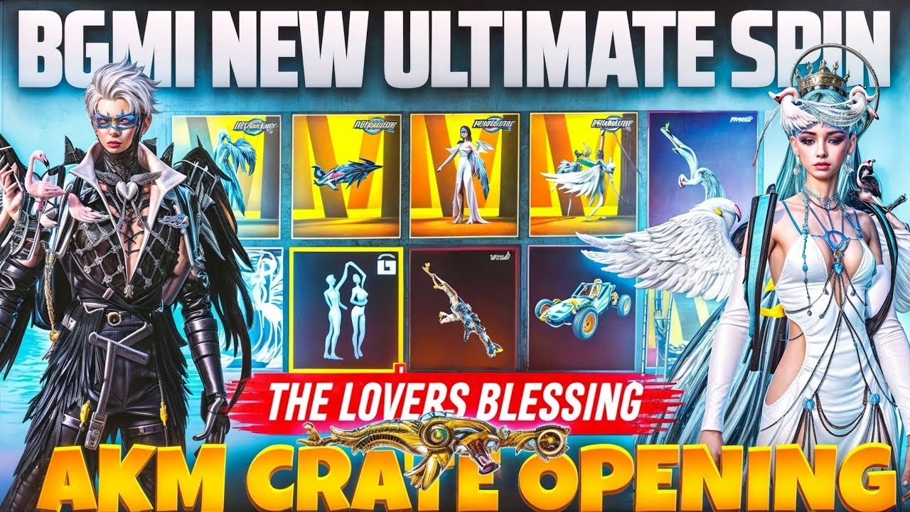 New lovers blessing ultimate BGMI UC spin 40k 😭 all items parcess
