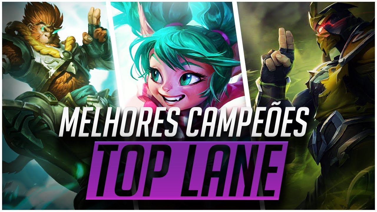 OS MELHORES CAMPEÕES DA TOP LANE PARA MASTERIZAR ANTES DA TEMPORADA 2021 | PICK PARA SUBIR DE ELO!!!