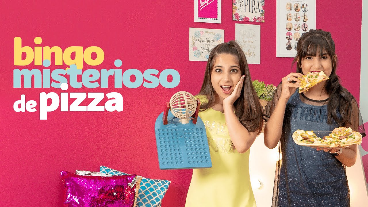 BINGO MISTERIOSO DE PIZZA com Taby e Gabyy Souza | ♥ Livre Para Ser