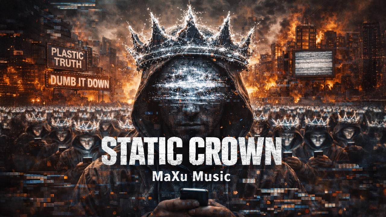 STATIC CROWN | MaXu Music | AI-Assisted. Human-Directed | #alternativerock #postgrunge