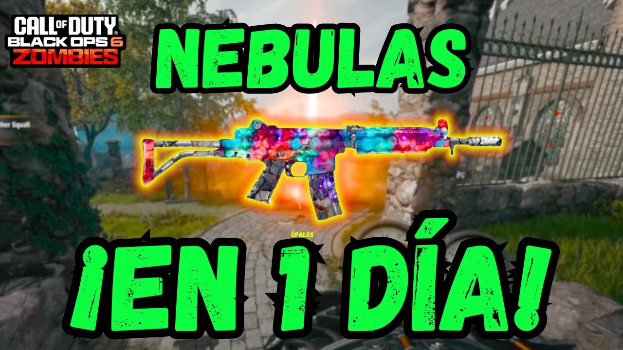COMPLETA FÁCIL el último reto de CAMUFLAJE NÉBULA EN 1 DÍA en todas tus armas (ZOMBIES BLACK OPS 6)