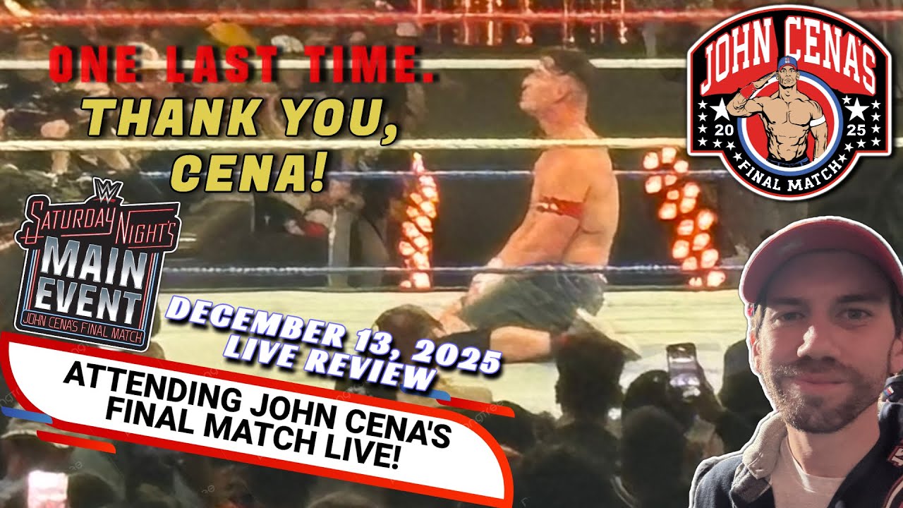 THE FINAL TIME IS NOW! | WWE Saturday Night’s Main Event: John Cena’s Final Match 2025 LIVE Review