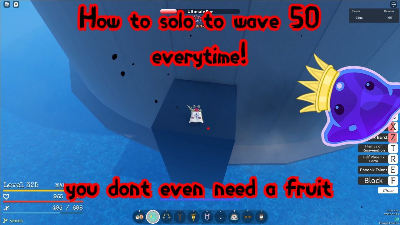 How to solo to any wave in dungeons (fruitless or fruit)