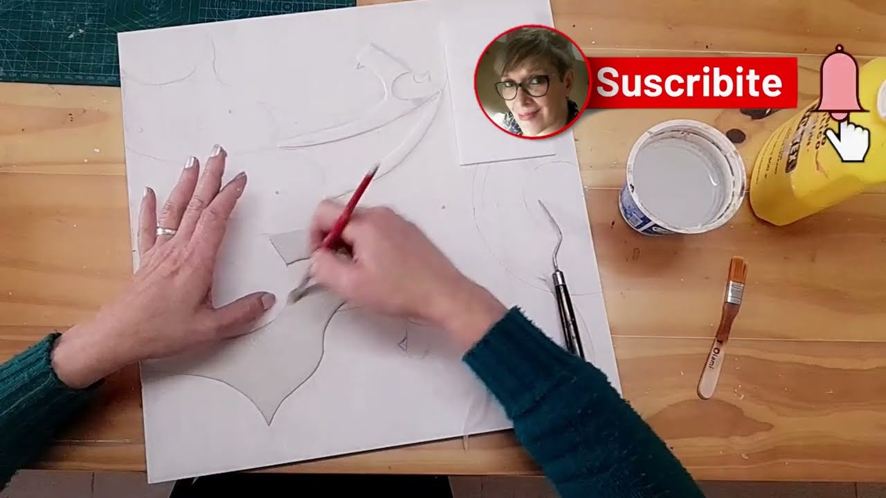 Cuadro con alto relieve 