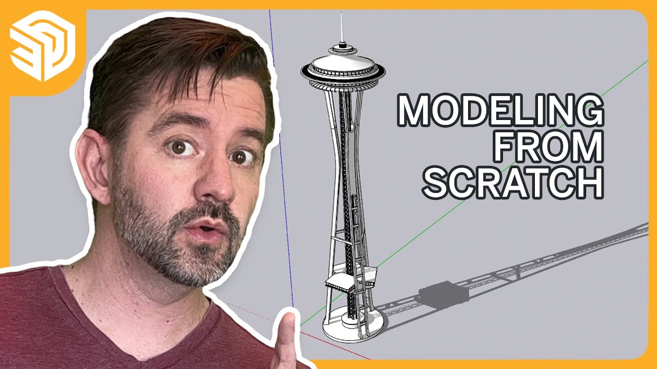 Modeling Seattle's Space Needle in SketchUp LIVE