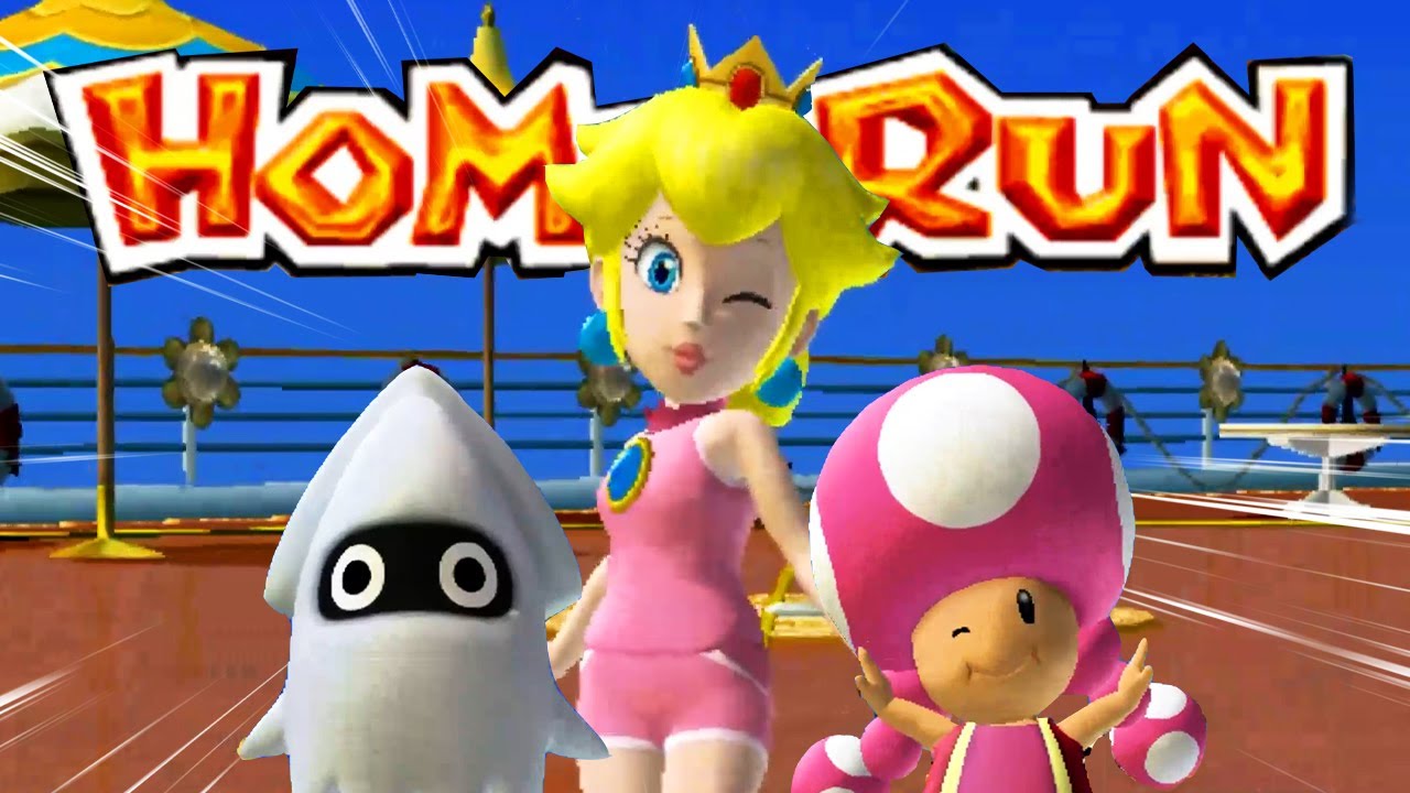 HITTING A HOME RUN WITH ALL CHARACTERS IN MARIO SUPER SLUGGERS!!!