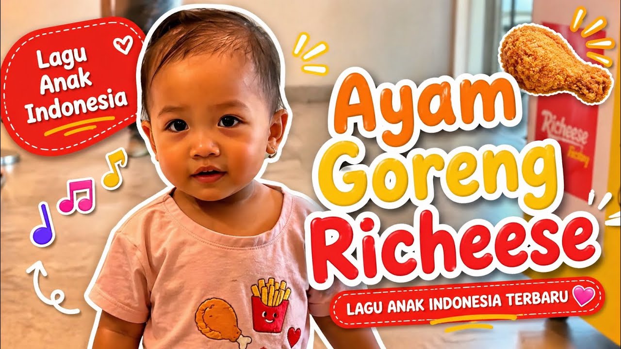 Lagu Ayam Goreng Richeese 🍗💕 Lagu Anak Indonesia Terbaru 