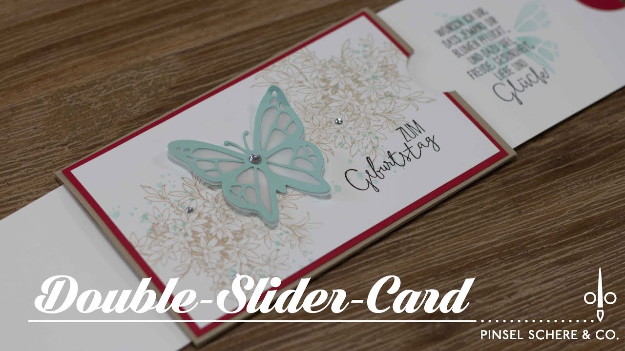 Double-Slider-Card - Doppelte Ziehkarte - Stampin' Up!