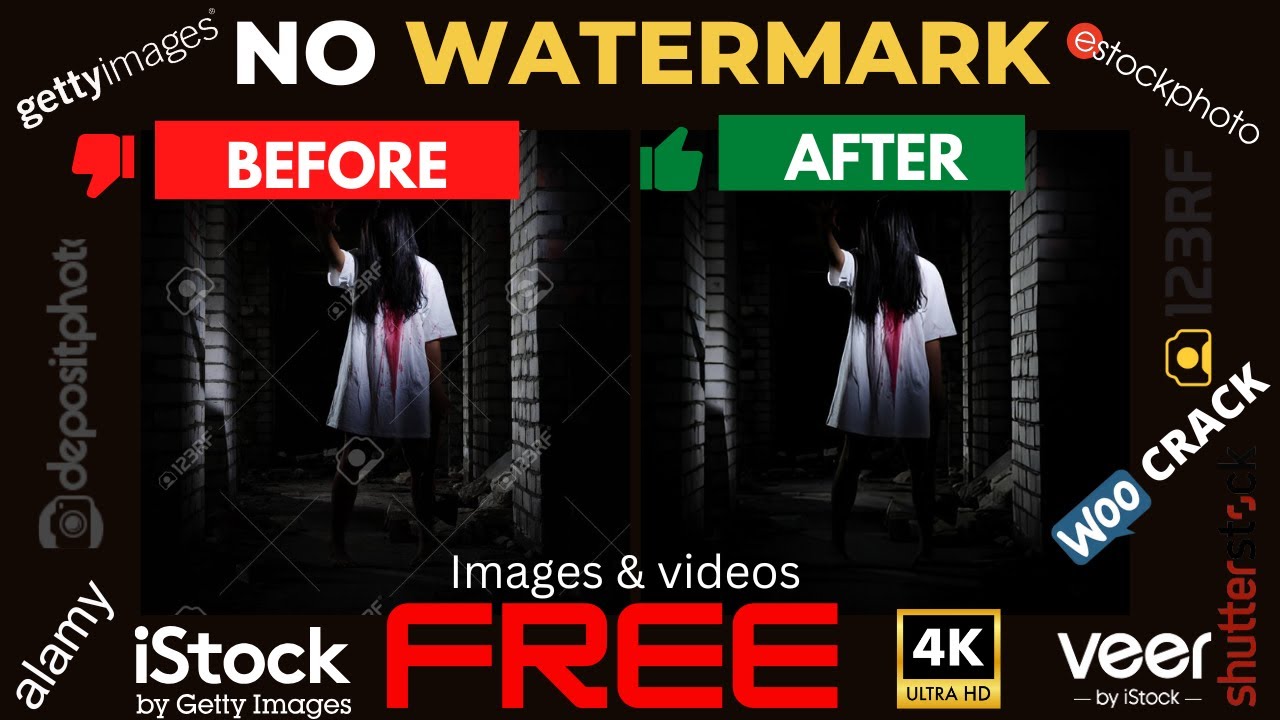 How to download free stock images & video without watermark |shutterstock|istock|2024 trick|