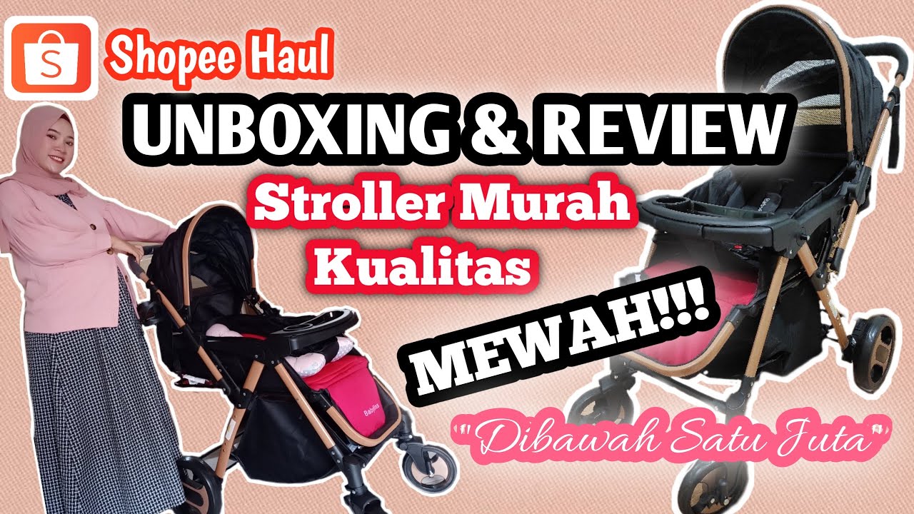 Stroller bayi murah kualitas mewah,Fasilitas lengkap,bisa usia Newborn sampai 35 kg