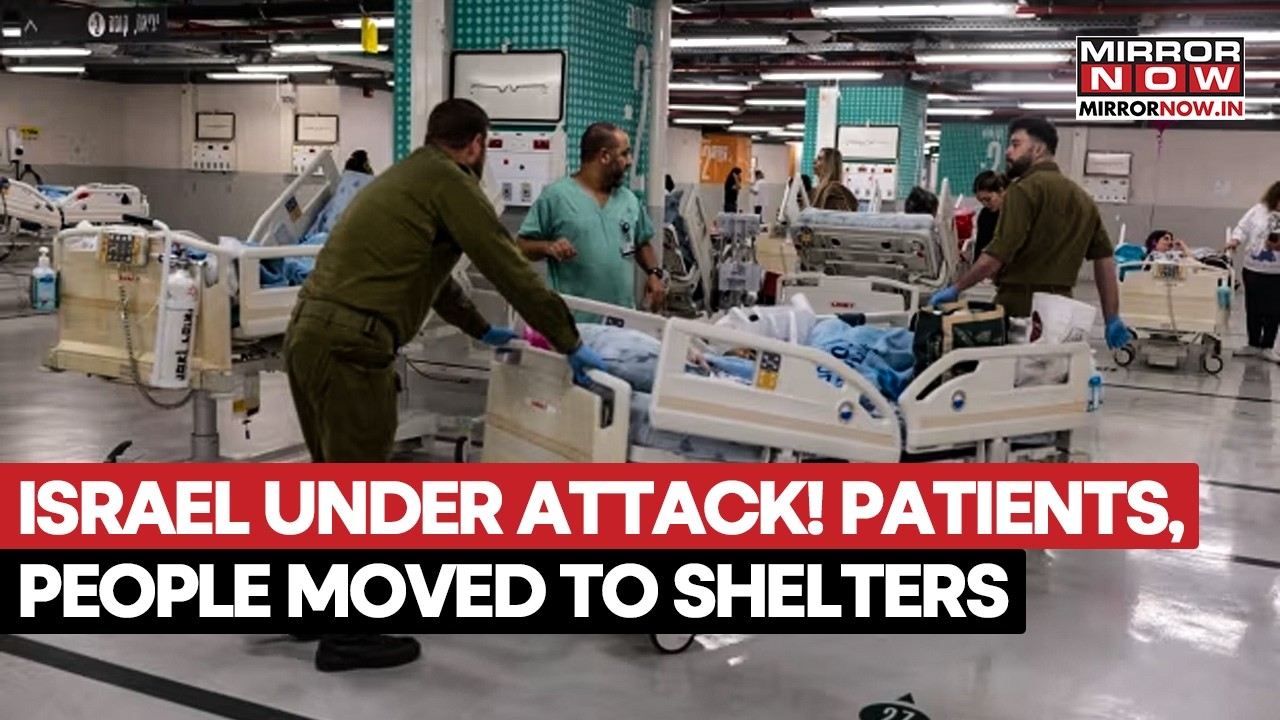 ISRAEL UNDER ATTACK! Iranian Missile Threats Force Patients, Residents To  Underground Shelters
