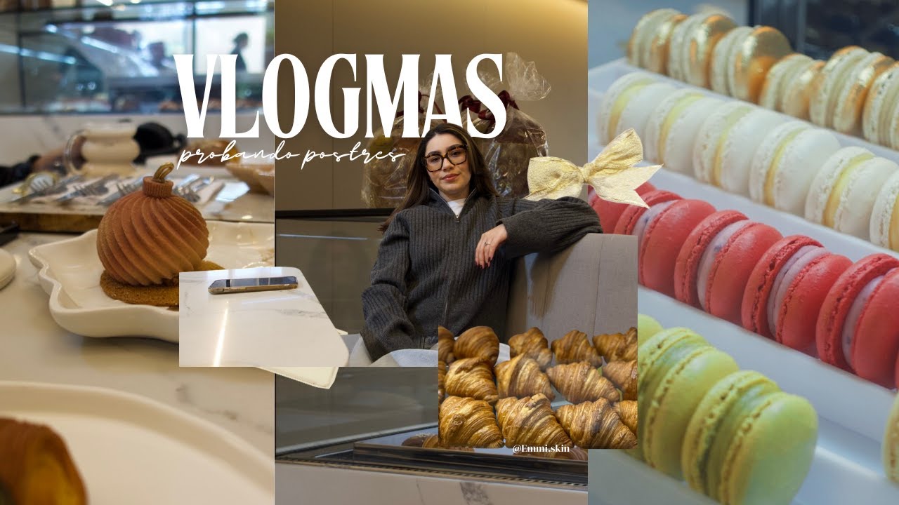Vlogmas #6 🌟 Probando postres virales en medellin🧁🫖