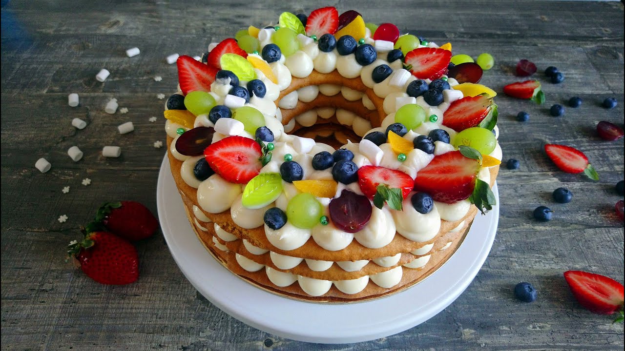 Медовый торт ЦИФРА с кремом ЧИЗ | Медовик | Вупи Пай | Honey cake Digit | With cream Cheese