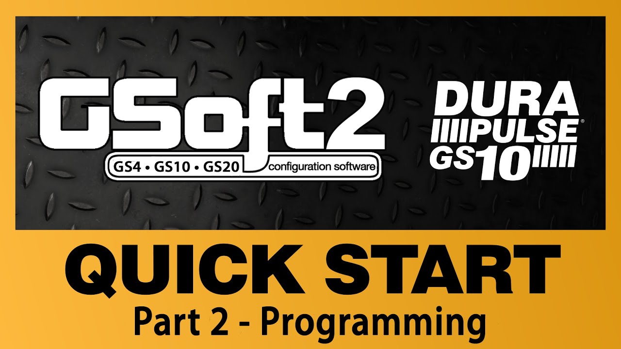 DURApuluse GS10 VFD GSoft2 - Part 2 Quick Start Programming from AutomationDirect