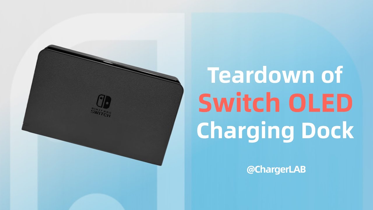 Разборка оригинальной зарядной док-станции Nintendo Switch OLED