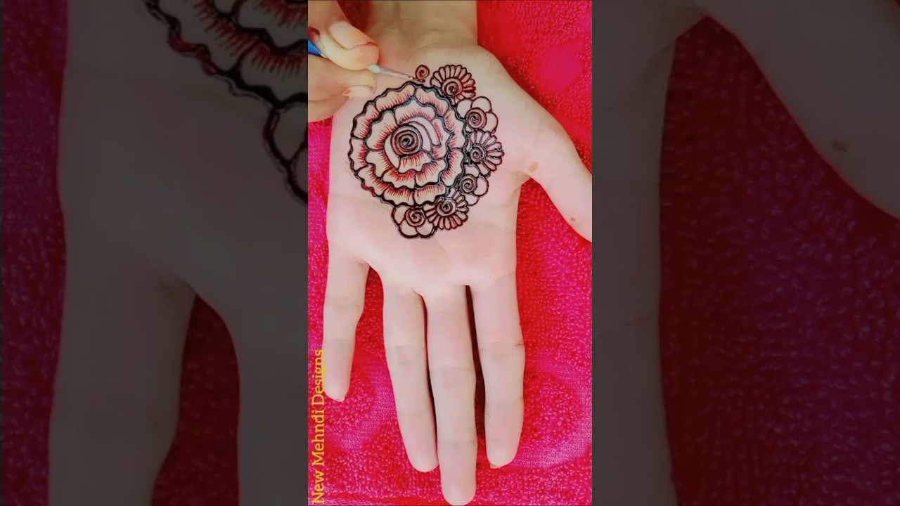 Simple Mehndi Designs #mehndi #simplehenna #shorts #viral #ytshorts
