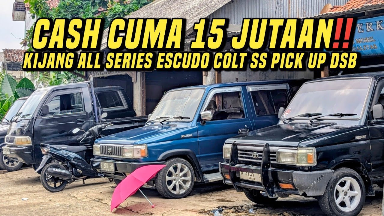 Sumber Berkah Berani jual mobil dibawah harga modal❗Cash 15 juta kijang GE pickup colt Escudo murah