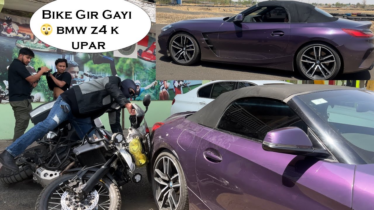 BMW Z4 K Upar Bike Gir Gayi 😲| @Kushal Vlogs